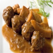 Sepia con albóndigas