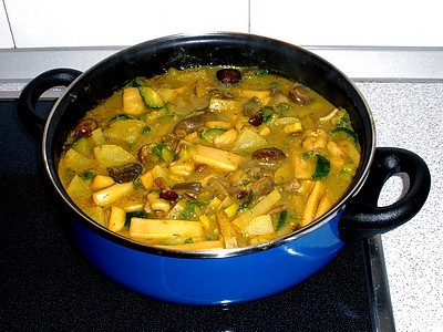 Setas con patatas