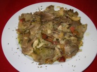 Setas de cardo a la cazuela