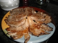 Setas de cardo a la plancha