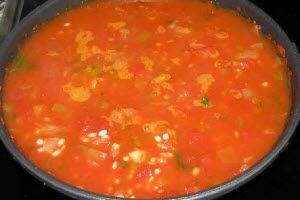 Shakshuka sin huevos