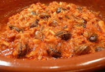 Ajoarriero con caracoles