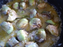 Alcachofas a la montillana