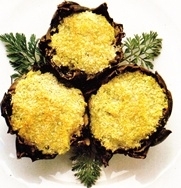 Alcachofas con queso