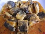 Receta de Anguilas en salsa picante