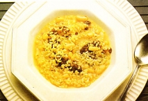 Arroz con judias y nabos