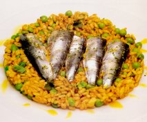 Receta de Arroz con sardinas