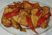 Bacalao con pimientos