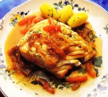 Bacalao fresco horneado al tomillo