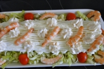 Brazo de gitano de marisco y pescado