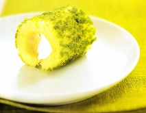Receta de Brazo de gitano de pistachos, nata y cabello de ángel