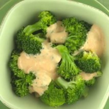 Brócoli con salsa de mejillones