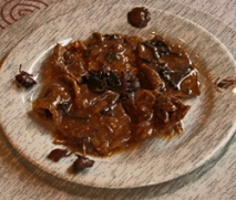Receta de Civet de jabalí con setas de calabaza, vaquetas y negrillas
