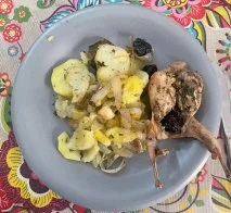 Codornices al horno