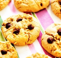 Receta de Cookies de chocolate (sin gluten)