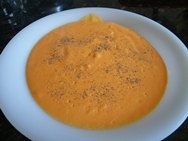 Crema de zanahorias al queso