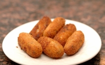 Croquetas de pollo pakistanís
