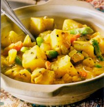 Receta de Curry de patatas