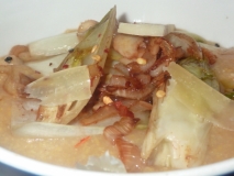 Endibias en salsa de vinagre de Módena