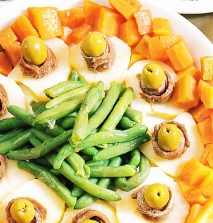 Ensalada a las dos salsas