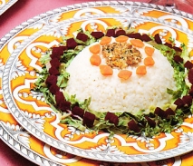 Receta de Ensalada de arroz con remolacha