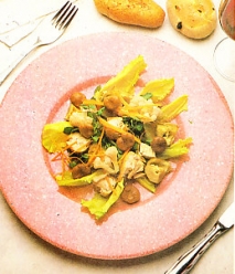 Ensalada de conejo al vinagre balsámico