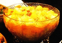 Ensalada de frutas al champagne