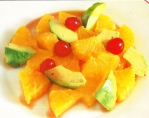 Ensalada de naranjas y aguacates