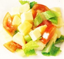 Ensalada de patatas al queso