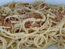 Espaguetis a la Cardinale