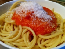 Receta de Espaguetis a la corsaria