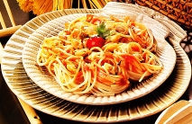 Espaguetis con berberechos