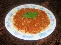 Espaguetis con rape