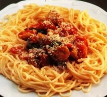 Receta de Espaguetis con sanfaina