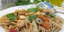 Receta de Espaguetis sa morski plodovi
