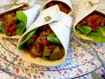 Fajitas de ternera con pimientos