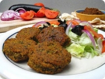 Falafel de guisantes secos