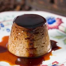 Flan cremoso de café
