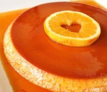 Flan de naranjas dulces