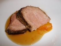 Presa de cerdo ibérico adobada