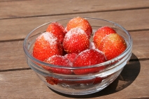Fresas con azúcar