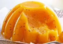 Receta de Gelatina de mango con chía