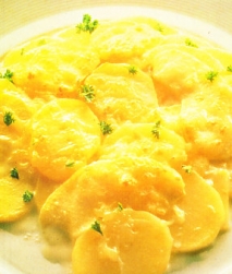 Gratinado de patatas con Emmental