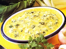Gratinado de patatas y acelgas