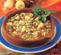 Habas tiernas