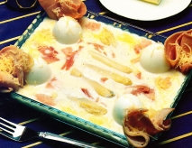 Receta de Huevos gratinados con salsa bechamel