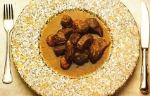 Jabalí con castañas