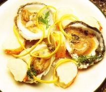 Langosta con ostras