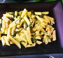 Macarrones al roquefort
