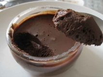Mousse de chocolate negro